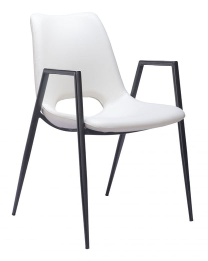 Desi Faux Leather Dining Chair 2PC