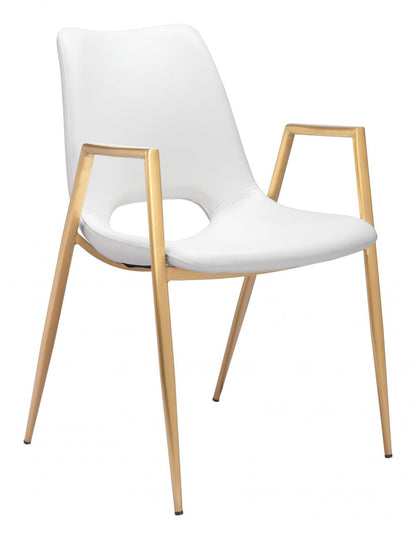 Desi Faux Leather Dining Chair 2PC