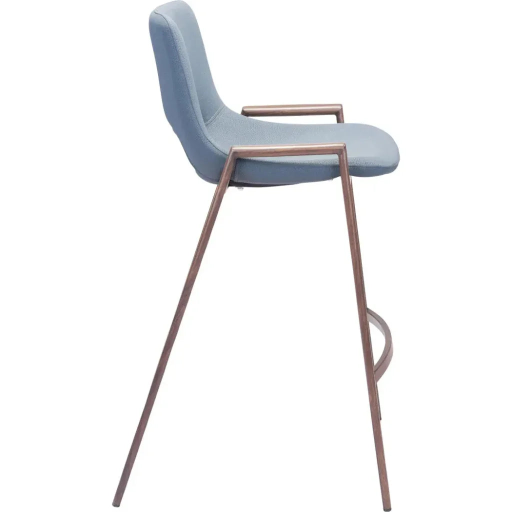 Desi Gray Counter Chair (Set of 2)