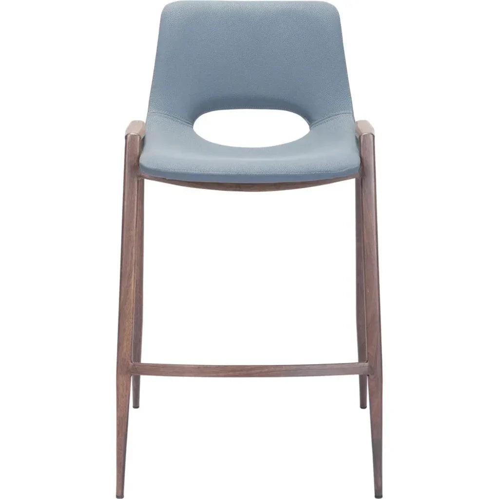 Desi Gray Counter Chair (Set of 2)