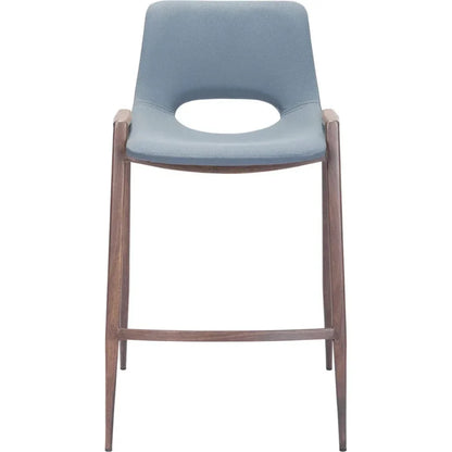 Desi Gray Counter Chair (Set of 2)