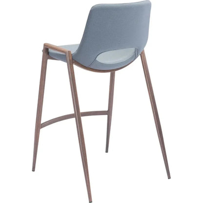 Desi Gray Counter Chair (Set of 2)