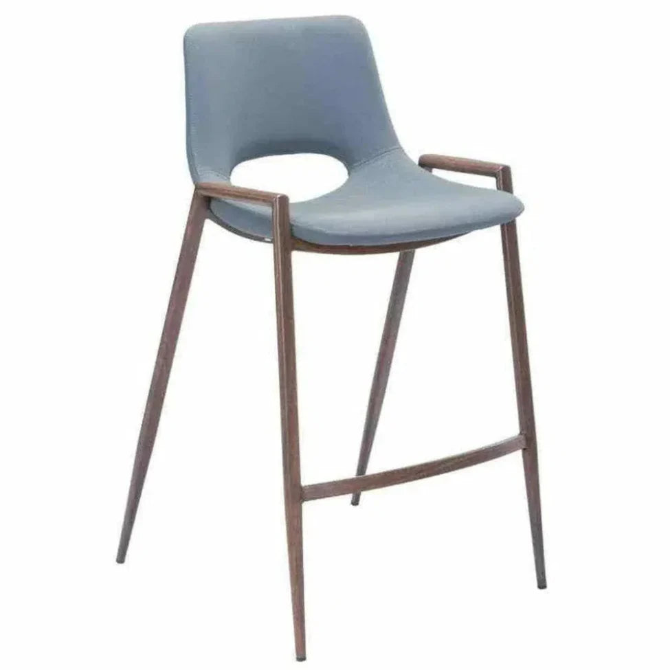 Desi Gray Counter Chair (Set of 2)