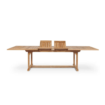 Devon Teak Patio Rectangular Dining Set 9PC