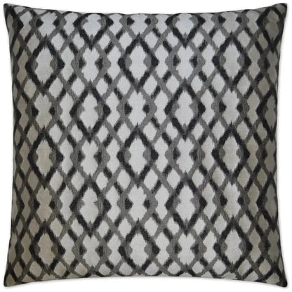 Diamond Mine Grey Throw Pillow With Insert