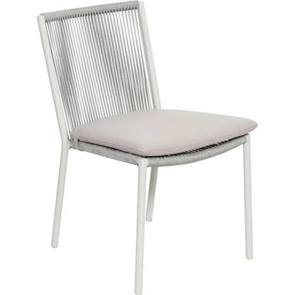 Dining Side Chair Set of Two - Grey Outdoor