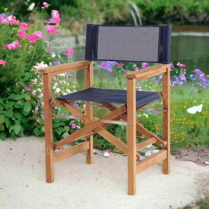 Director Teak Outdoor Folding Armchair
