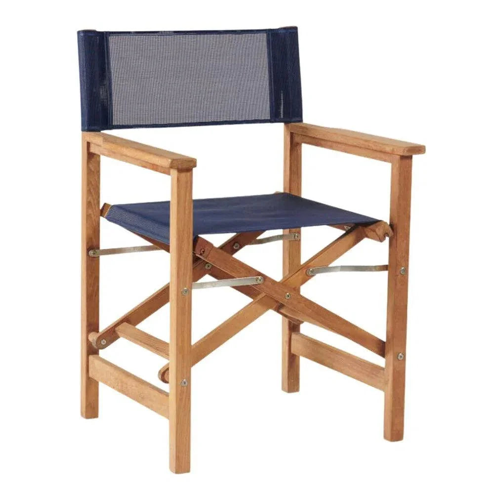 Director Teak Outdoor Folding Armchair
