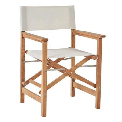 Director Teak Outdoor Folding Armchair