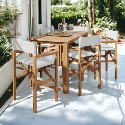 Director Teak Outdoor Counter Height Chair
