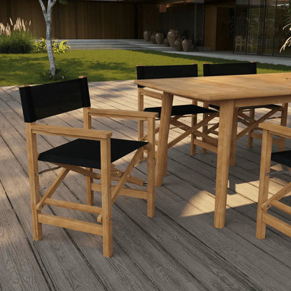 Director Teak Patio Family Dining Set 7PC