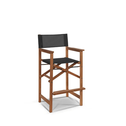 Director Teak Patio Square Bar Height Dining Set 3PC