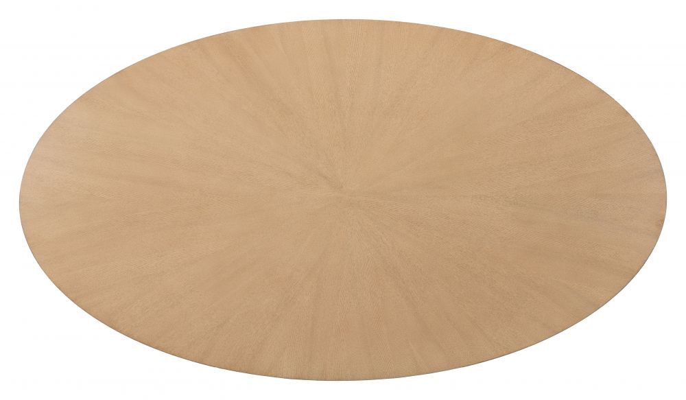 Disque Natural Wooden Oval Dining Table