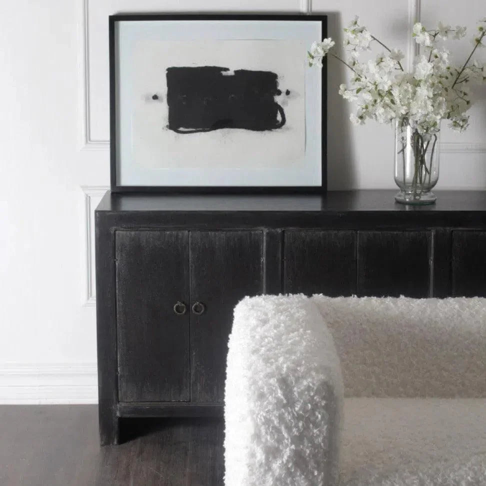 Campana Distressed Black Sideboard