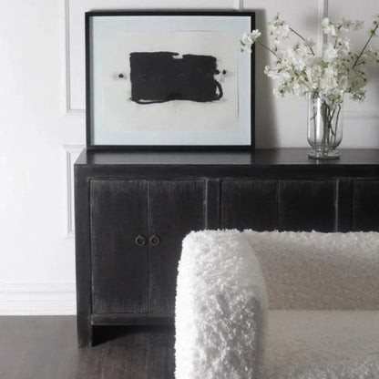 Campana Distressed Black Sideboard
