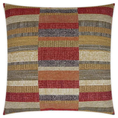 Diversity Flame Western Chic Red Large Throw Pillow
