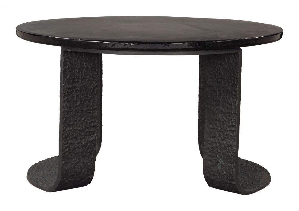 Divin Aluminum Frame Black Coffee Table