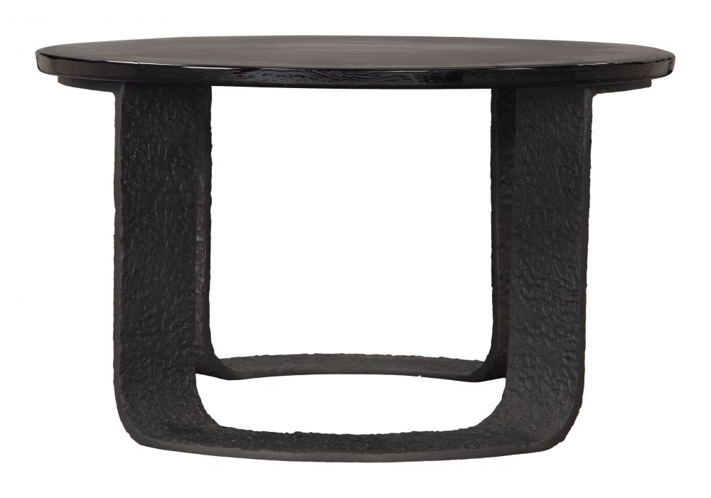 Divin Aluminum Frame Black Coffee Table