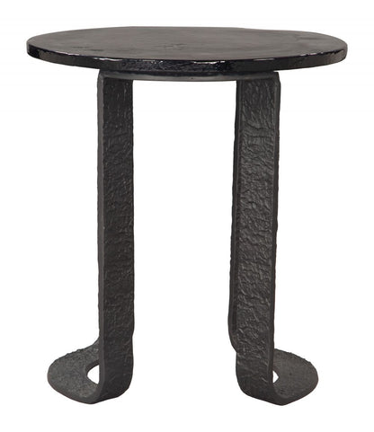 Divin Aluminum Frame Black Side Table