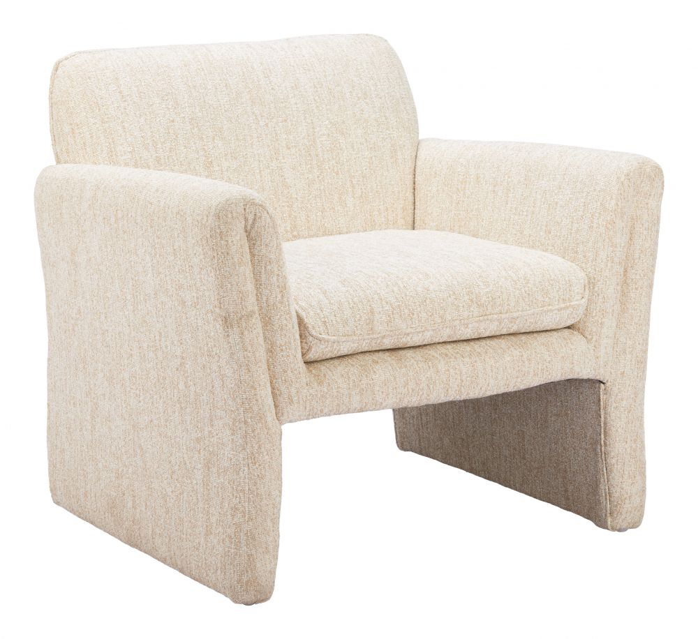 Dobra Textured Fabric Club Chair