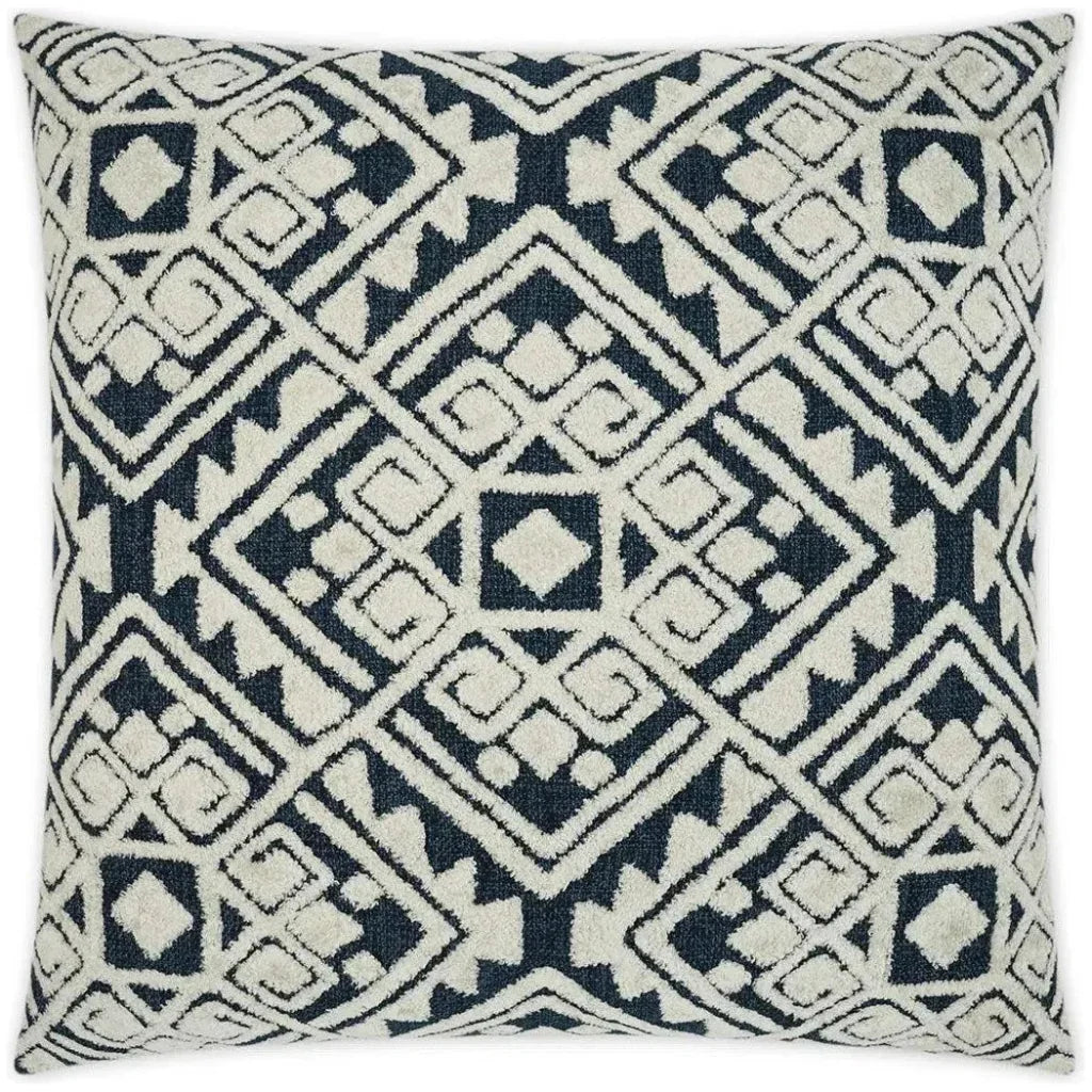 Dolce Blue Throw Pillow With Insert