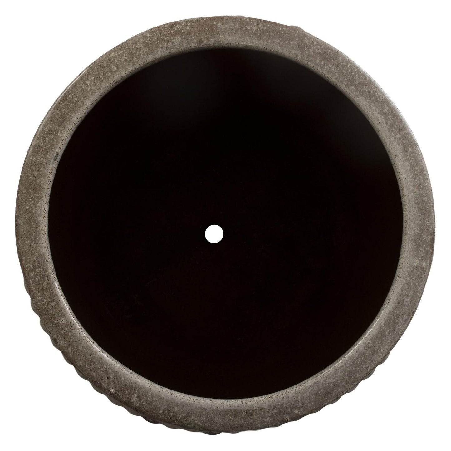 Dolly Tub Grey Ceramic Outdoor Planter