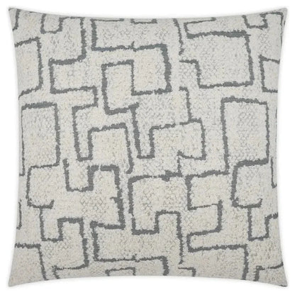 Domaine Grey Grey Throw Pillow With Insert