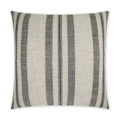 Double Issue Handmade Black Throw Pillow