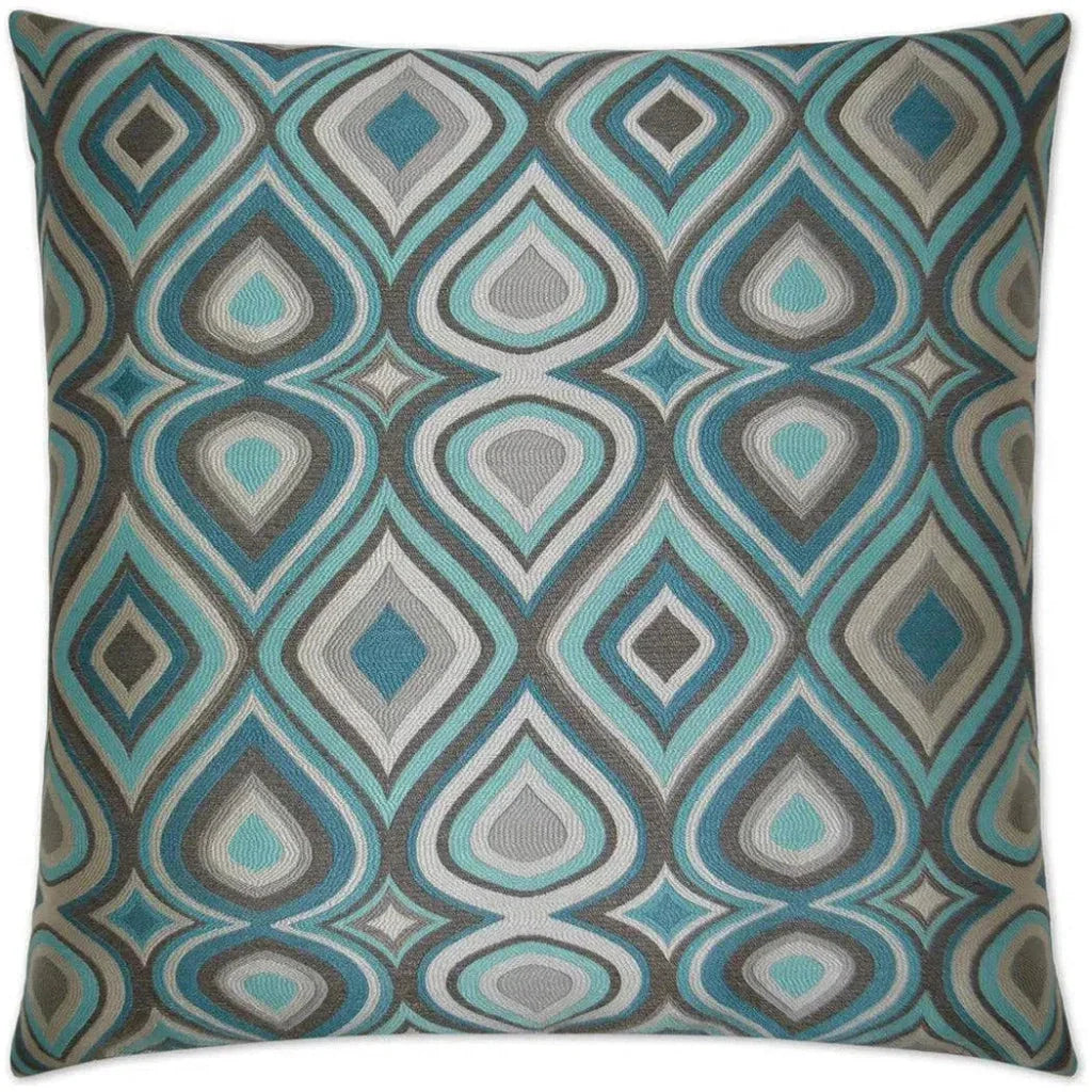 Doyle Blue Throw Pillow With Insert