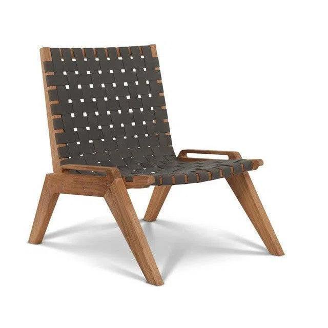 Draper Teak Outdoor Woven Chat Chair