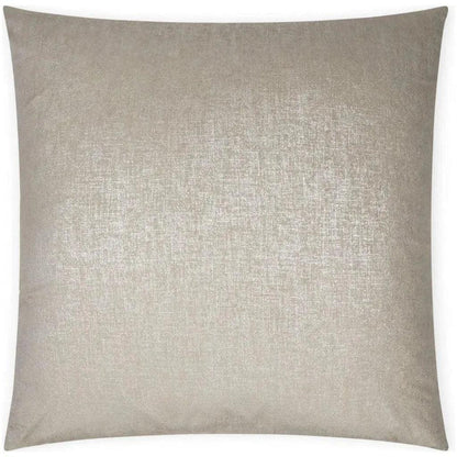 Dream Dust Flax Glam Taupe Large Throw Pillow Insert