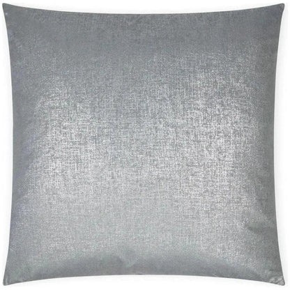 Dream Dust Pewter Glam Grey Silver Large Throw Pillow