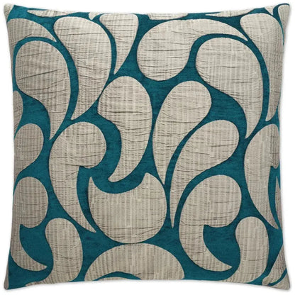 Drizzle Peacock Teal Throw Pillow Insert