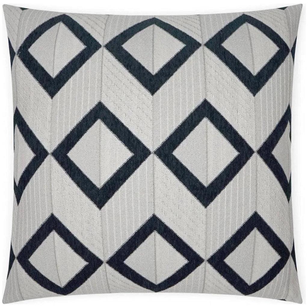 Dublin Domino Geometric Black Large Throw Pillow Insert