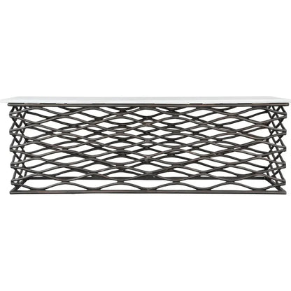 Duchess Coffee Table White & Antique Black
