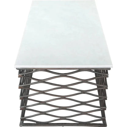 Duchess Coffee Table White & Antique Black