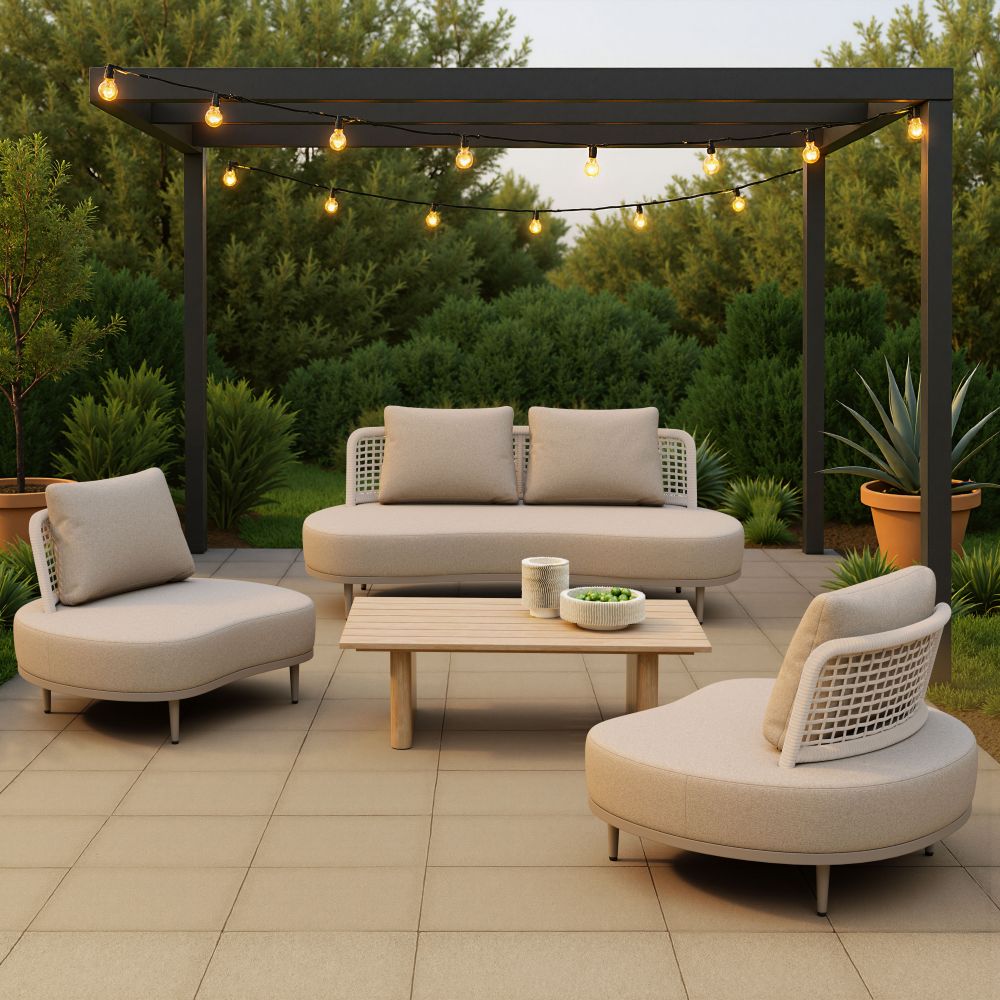 Duna Aluminum Outdoor Coffee Table