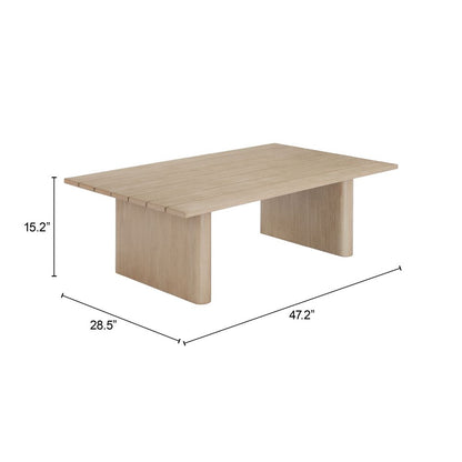 Duna Aluminum Outdoor Coffee Table