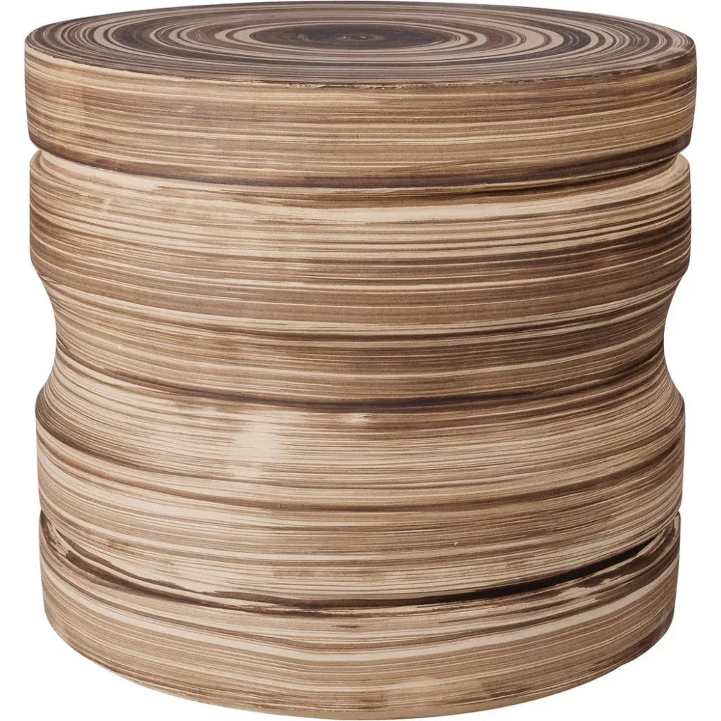 Dune Accent Table - Brown Outdoor End Table