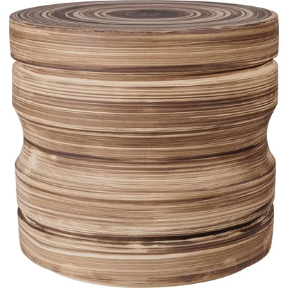 Dune Accent Table - Brown Outdoor End Table