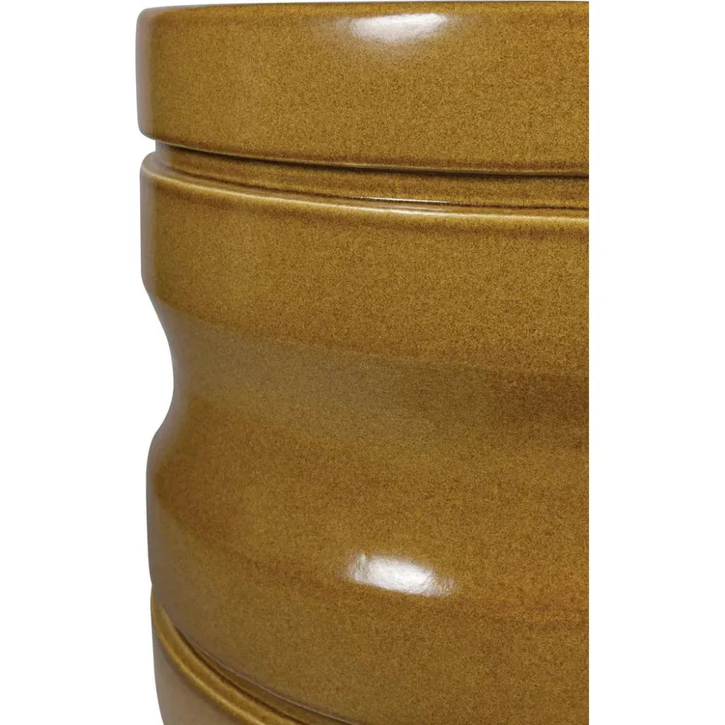 Dune Accent Table - Ceramic Outdoor End Table