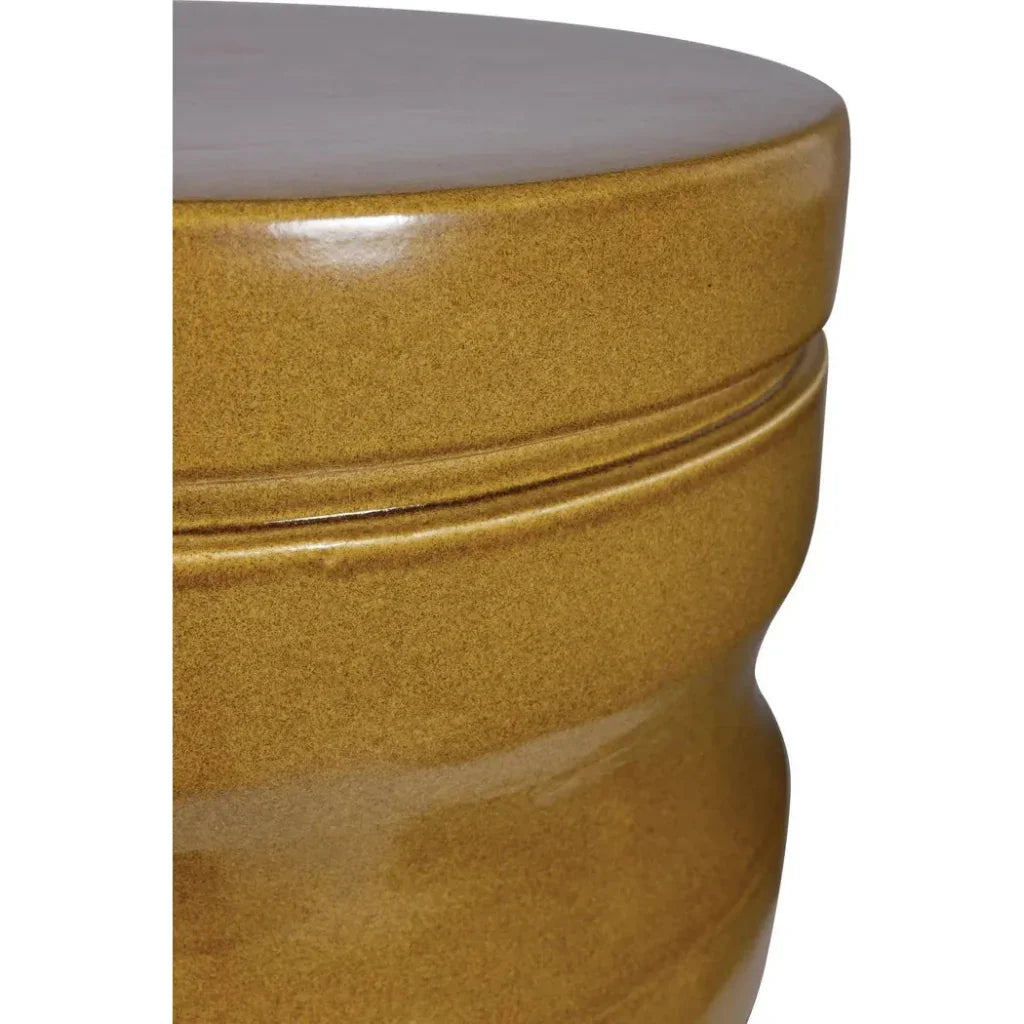Dune Accent Table - Ceramic Outdoor End Table