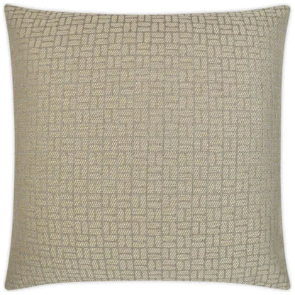 Dupont Taupe Brown Throw Pillow With Insert
