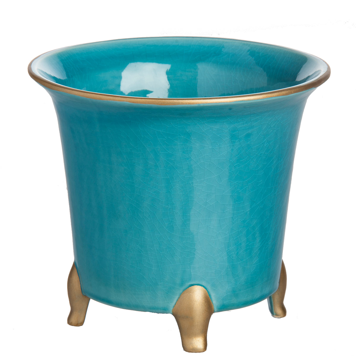 Durable Ceramic Decorative Cachepot 2PC