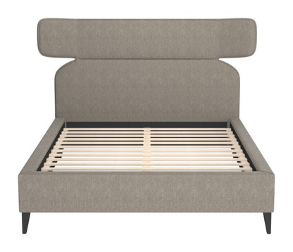 Dusa Grey Fabric Bed