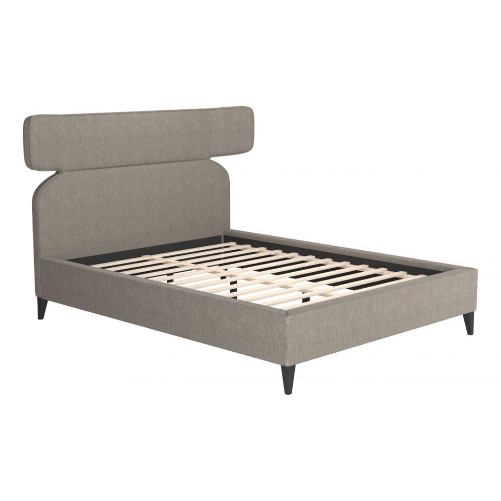 Dusa Grey Fabric Bed