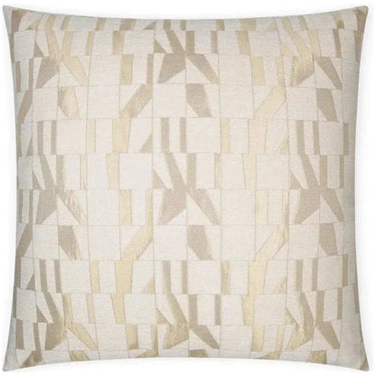 Duved Glam Geometric Gold Large Throw Pillow Insert