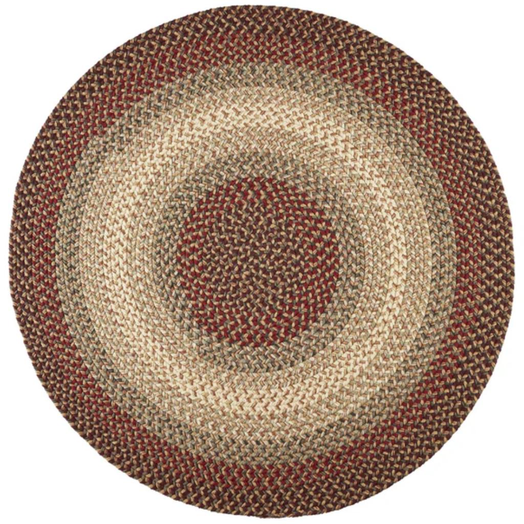 Easy Living Braided Round Reversible Area Rugs