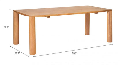 Eazy Wooden Rectangular Dining Table