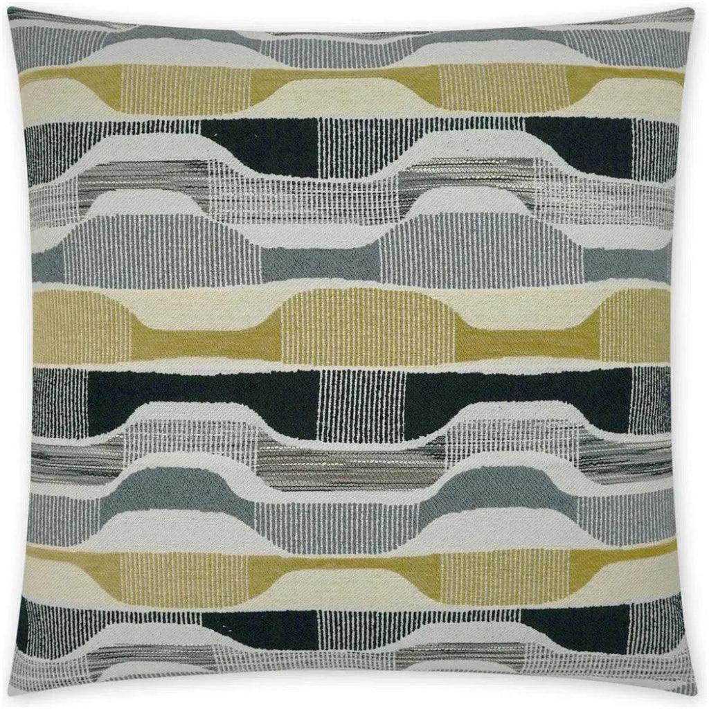 Ebb Flow Onyx Abstract Large Throw Pillow Insert